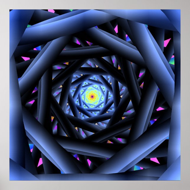 'Glimpsing the Realm Beyond Confusion' Poster (Vorne)