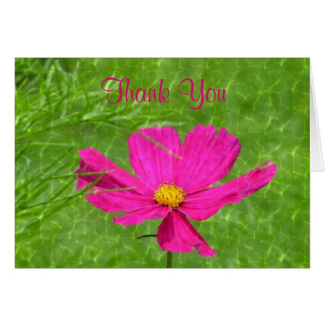 GListing Cosmos Danke Karte (Vorderseite (Horizontal))