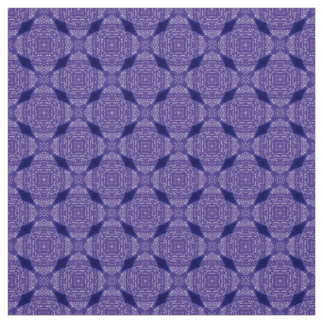 Glitch2 Blauer Stoff für Lila Möbel (Muster)
