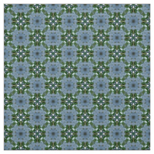 Glitch2 Bleu Vert tissu motif artisanal