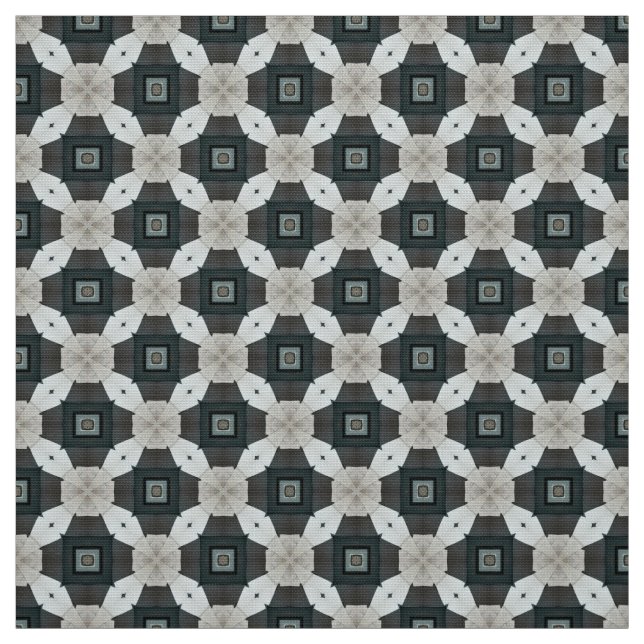 Glitch2 Grau schwarze Möbelcouch Stoff (Muster)