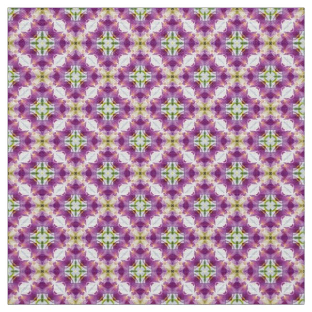Glitch2 Lila-braune Möbelstücke Stoff (Muster)
