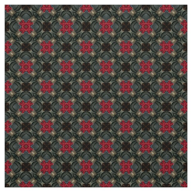 Glitch2 Lila, graues Muster Stoff (Muster)