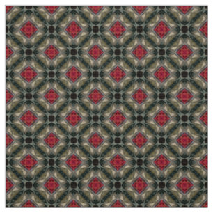 Glitch2 Tissu de mobilier motif multicolore foncé