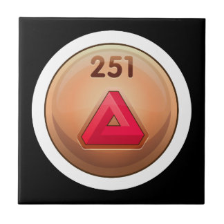 Glitch Achievement Kleine Raffinerieklasse Rot Fliese