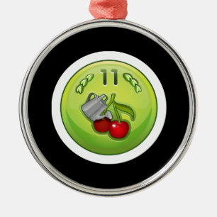Glitch Achievement ok Soaker Silbernes Ornament
