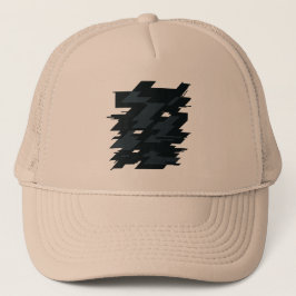 Glitch Art Trucker Hat Truckerkappe