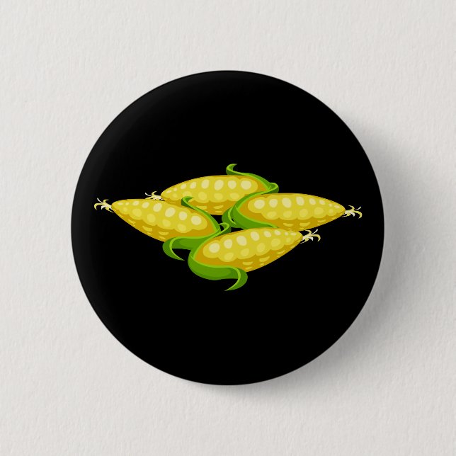 Glitch Food corn Button (Vorderseite)