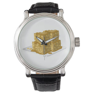Glitch Food oaty cake Armbanduhr