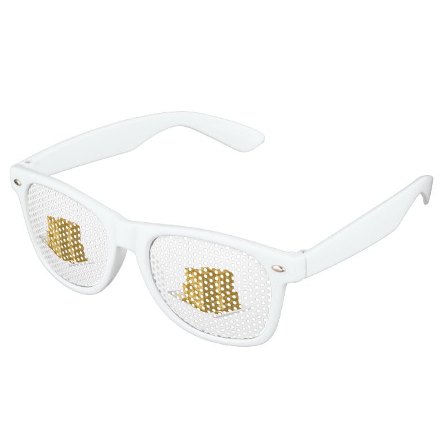 Glitch Food oaty cake Sonnenbrille (Schrägansicht)
