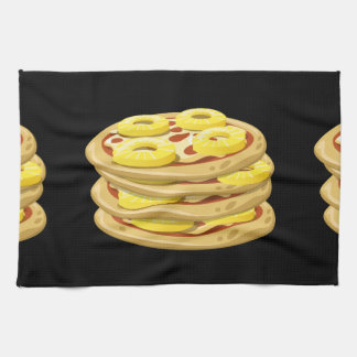 Glitch Food Papa Pizza Geschirrtuch
