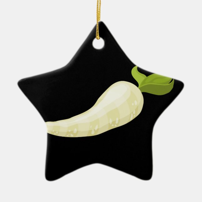 Glitch Food Parsnip Keramikornament (Vorne)