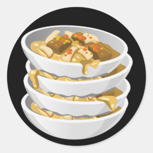 Glitch Food Rich tagine Runder Aufkleber