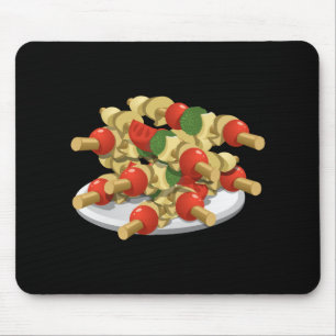 Glitch Food Superveggie kebabs Mousepad
