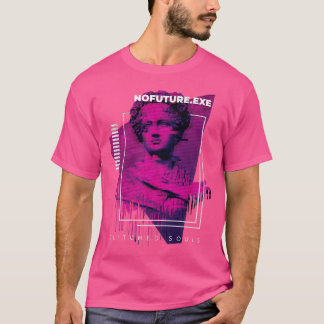 Glitch Greek Myths Gods & Goddesses Statue Greece T-Shirt