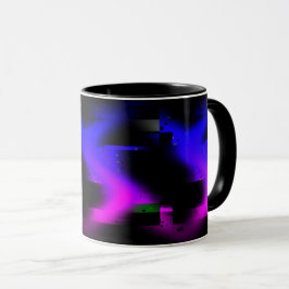 Glitch Plasma Black Tasse