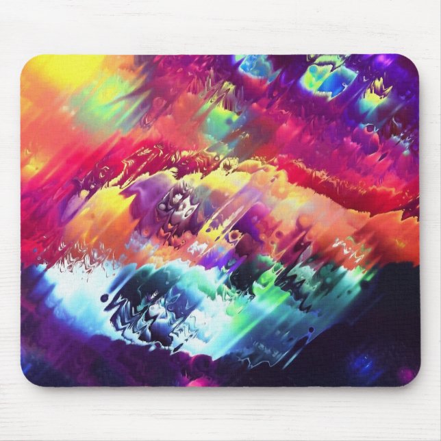 Glitch-Sicht Mousepad (Vorne)