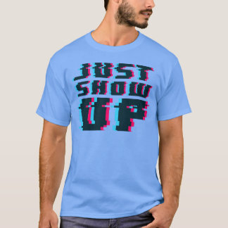Glitch Style BJJ Einfach Kommen Rat T-Shirt