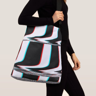 GLITCH TRAGETASCHEN MIT LANGEN TRÄGERN
