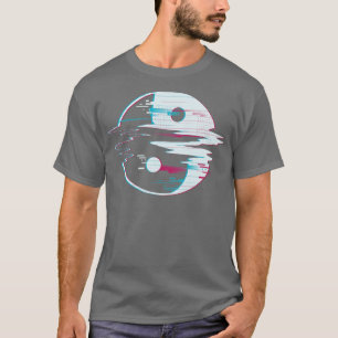Glitch Yin Yang T-Shirt
