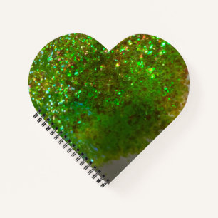 Glite Glam grün Glitzer Notebook oder Journal! Notizbuch