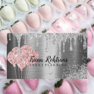 Glitter-Balloons Eventplanung Visitenkarte