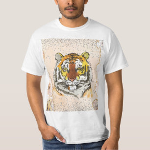 Glitter bedruckt T-Shirt