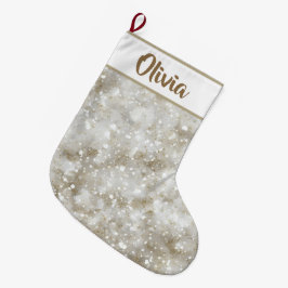 Glitter Christmas Stocking | Personalized Name  Großer Weihnachtsstrumpf