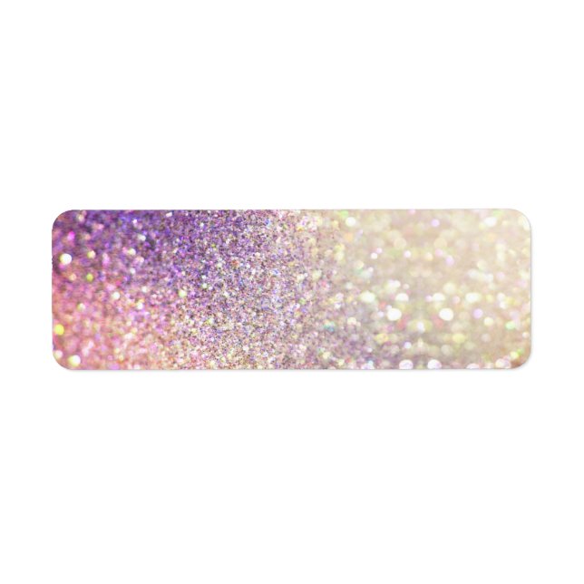 Glitter Colorful Address Return (Vorne)