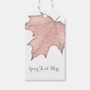 Glitter Fall Leaven Golden Herbst Winter Favor Geschenkanhänger