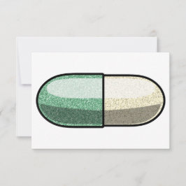 Glitter Fluoxetin Dankeskarte