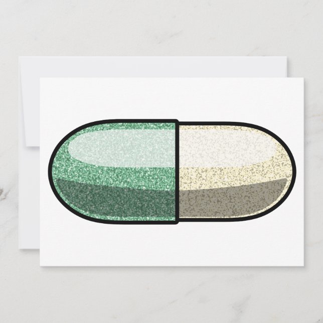 Glitter Fluoxetin Feiertagskarte (Vorderseite)