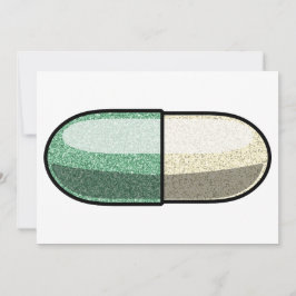 Glitter Fluoxetin Feiertagskarte