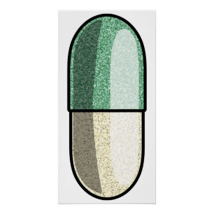 Glitter Fluoxetin Poster