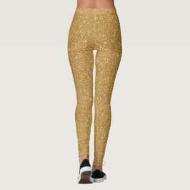 Glitter Foil Texture Pattern – Shimmering Metallic Leggings