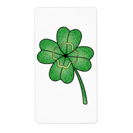 Glitter Four Leaf Clover