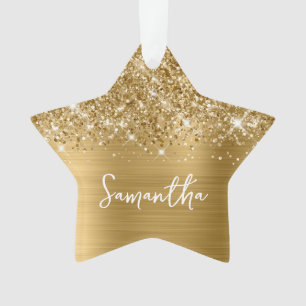 Glitter Gold Glam Nom étoile