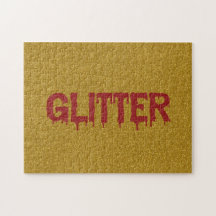 Glitter in Blood Typografie