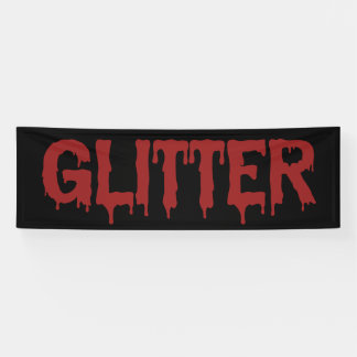 Glitter in Blood Typografie  Banner
