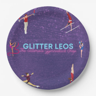 Glitter Leo's - Der ultimative Turnladen Pappteller