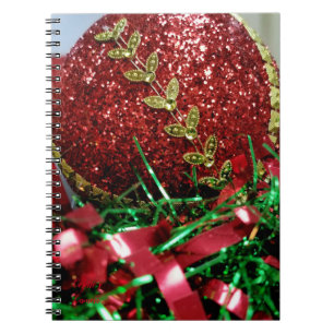 Glitter-Ornament Notizblock
