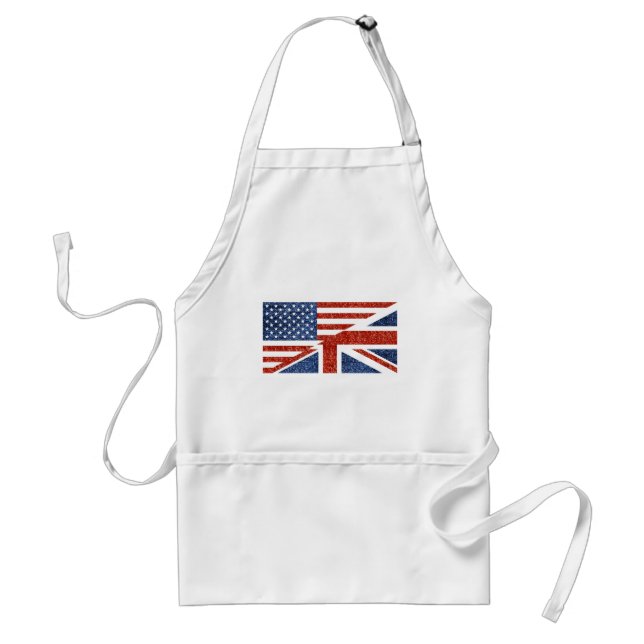 glitter usa uk schürze (Vorne)