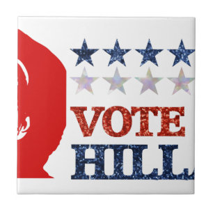 Glitter-Wahlkampf Hillary Fliese