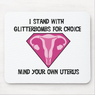 Glitterbombs4Choice mousepad