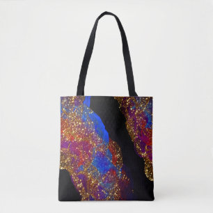 Glittered Alcohol Ink Tasche