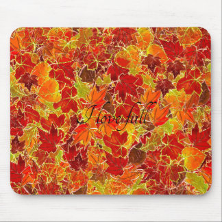Glitterfall/Herbstrückgänge Mousepad