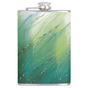Glitterie Alcohol Ink Tumbler Design Flachmann