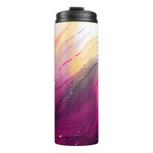 Glitterie Alcohol Ink Tumbler Design Thermosbecher