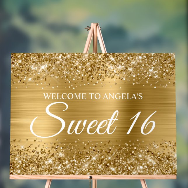 Glitterie Gold Foil Sweet 16 (Neutre)