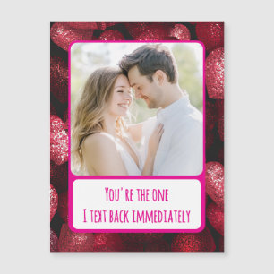 Glitterie-Liebe I (Text Back Magnetic Card) Magnetkarte